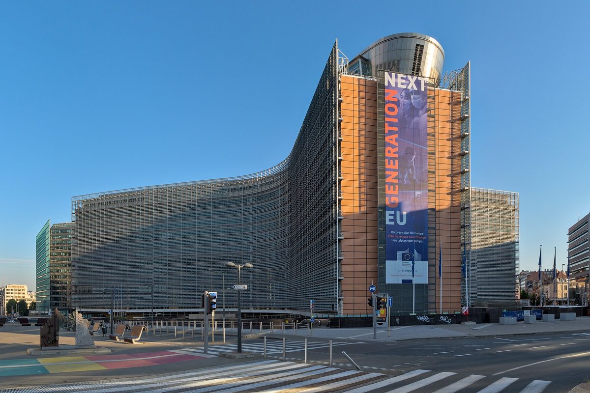 The Berlaymont, headquarters of the European Commission, in Brussels.