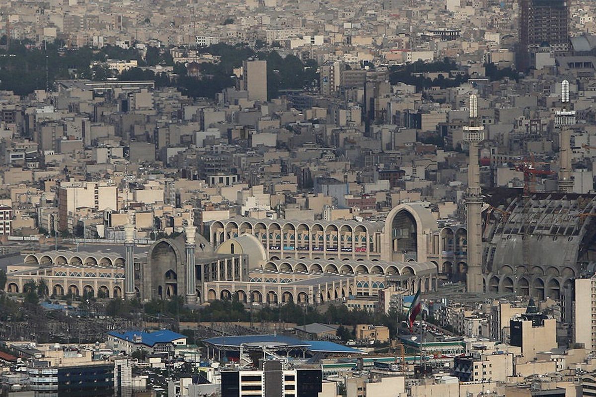 Tehran from the Milad Tower.
