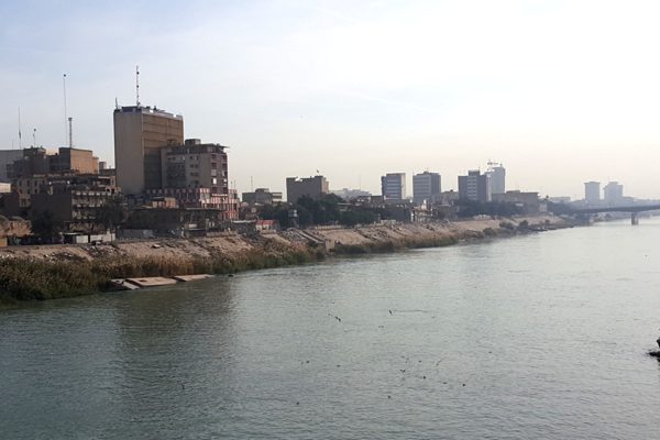 The Tigris in Baghdad.