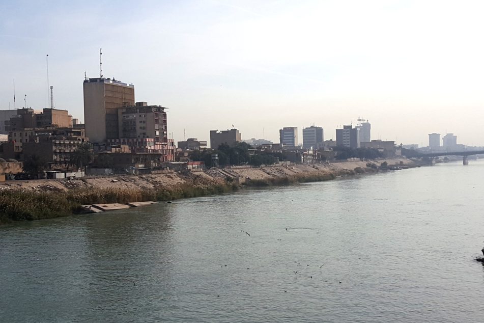 The Tigris in Baghdad.